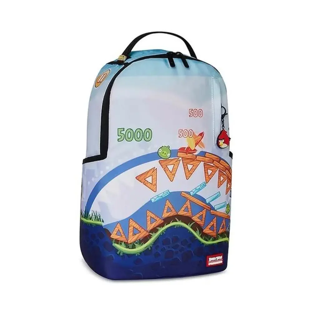 Sprayground Angry Birds Shark Defense Backpack Multicolor Shoulder Strap SPR147